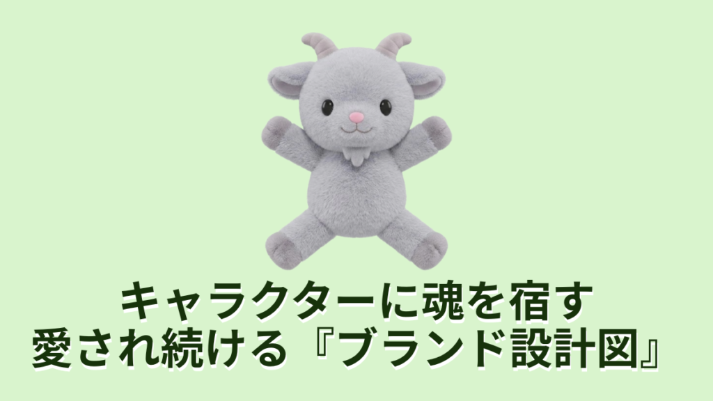 キャラクターに魂を宿す愛され続けるブランド設計図